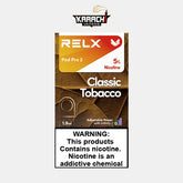 Relx Pre Filled Pod Classic Tobacco 50mg